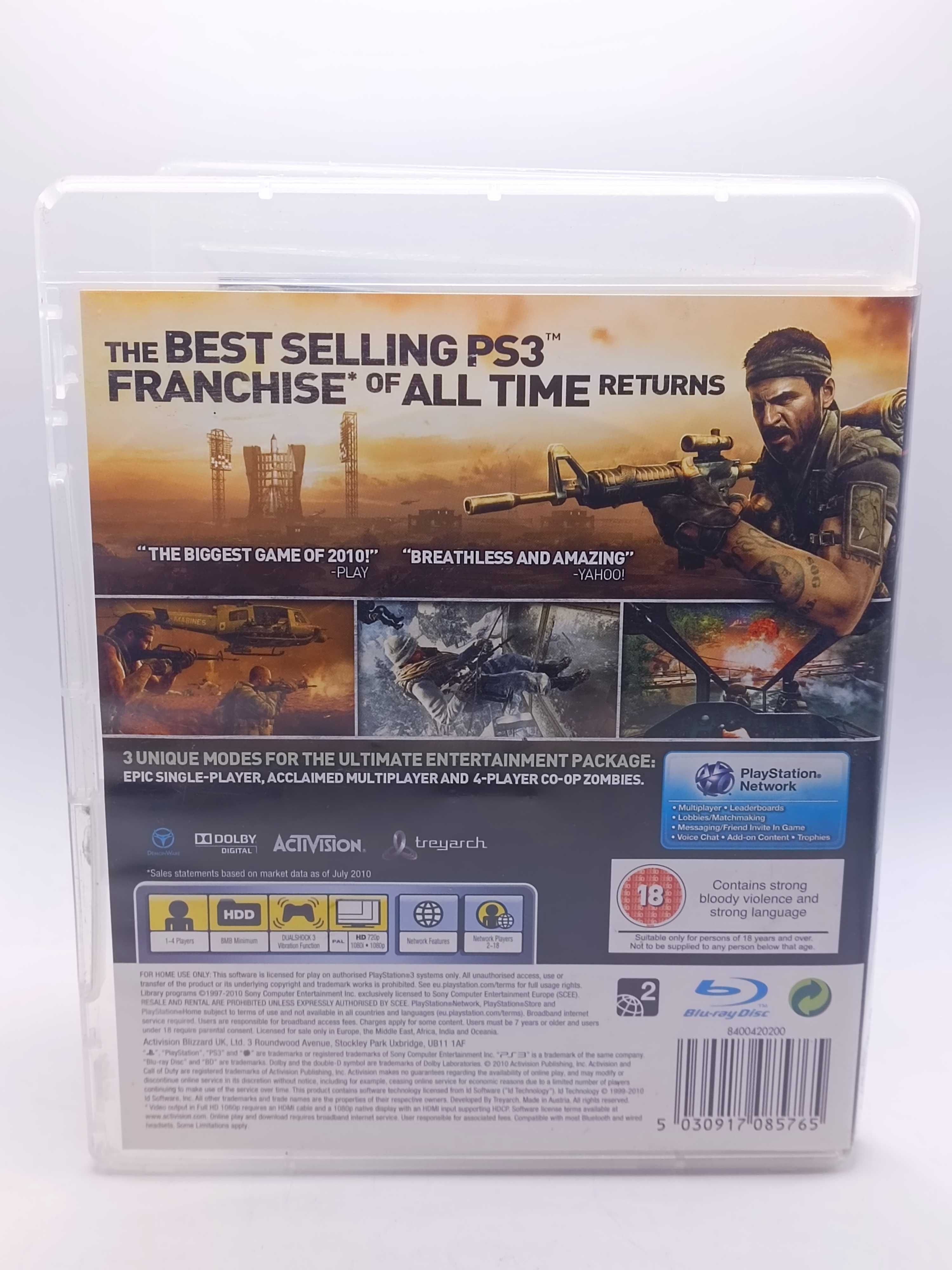 GRA Call Of Duty Black Ops Na PS3 540/06/25s