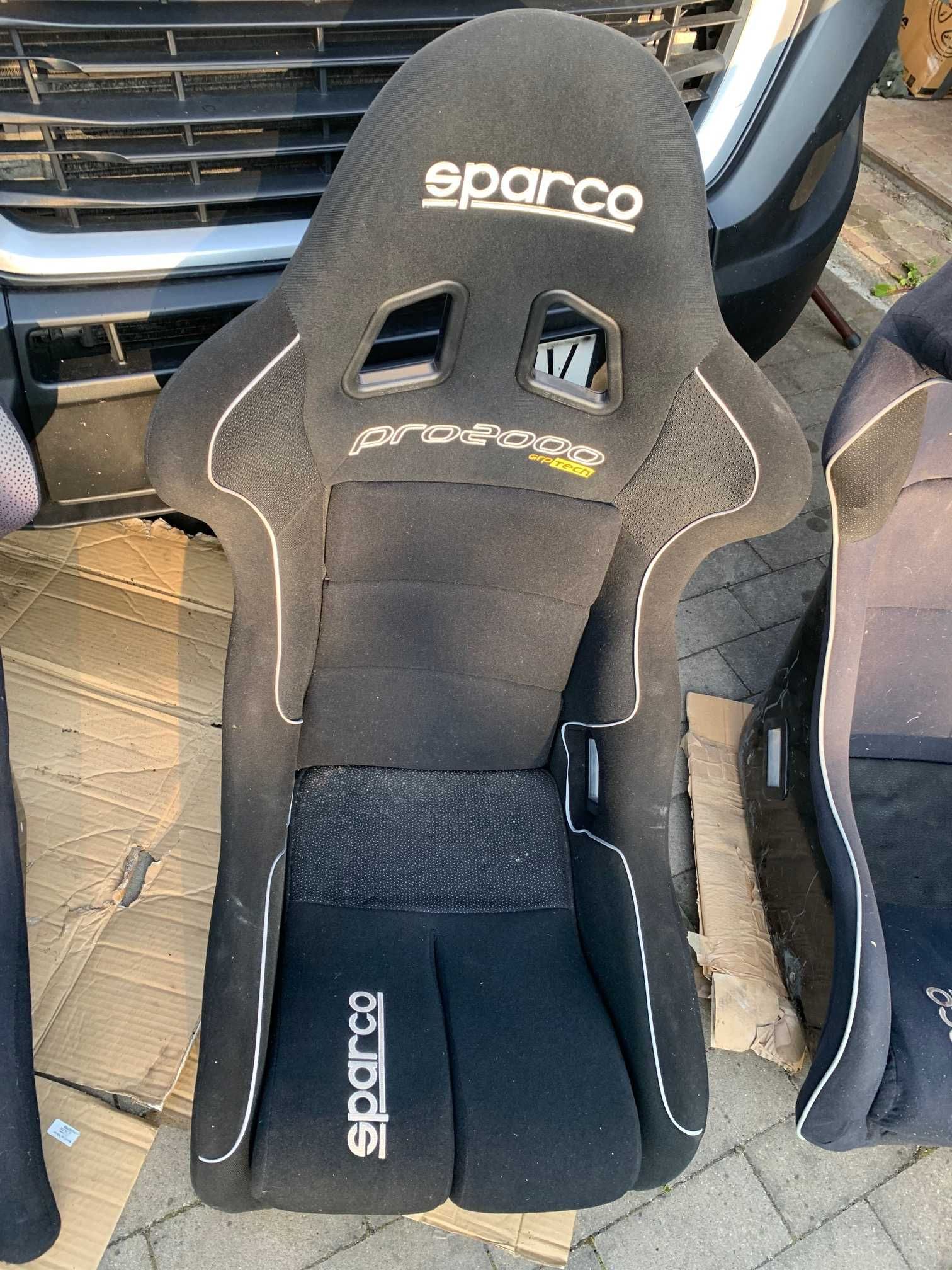 2X fotel kubełkowy SPARCO PRO2000 time atac kjs drift rajdy recaro omp