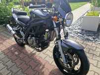 Suzuki SV 650 N, grzane manetki, akcesoryjny wydech z DB Killer