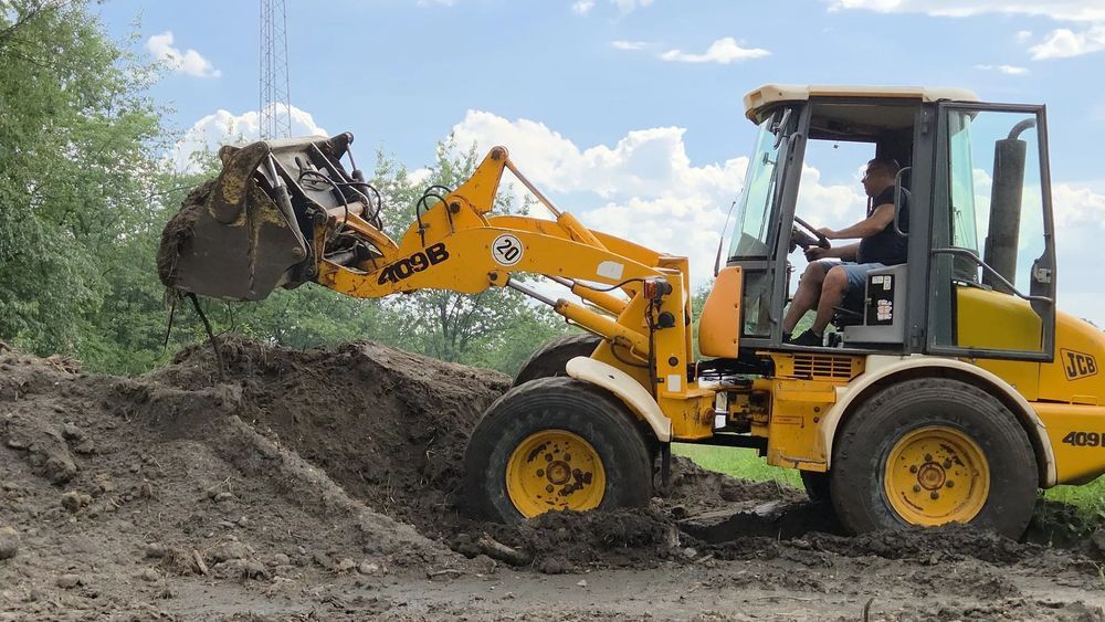 JCB 409B  JCB 409B po dużym serwisie