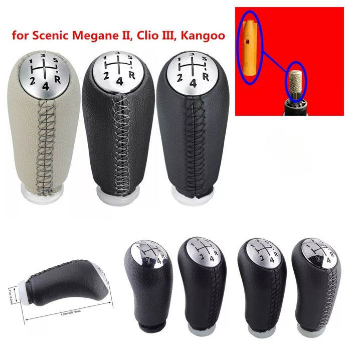 Manete RENAULT alavanca punho mudança Clio Megane Captur Laguna Kangoo