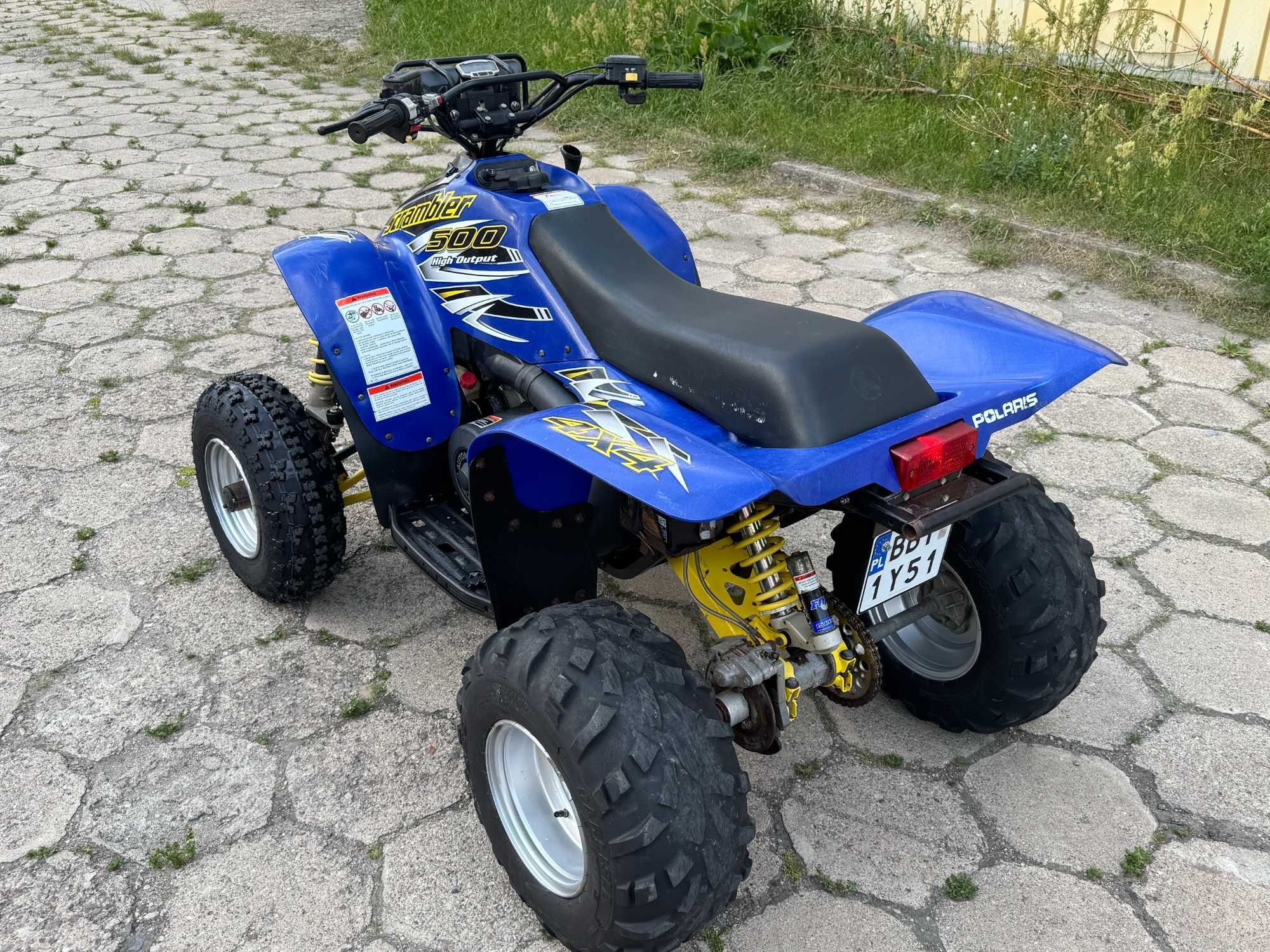 Polaris Scrambler 500, 4x4, zarejestrowany