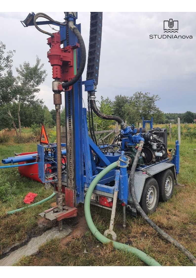 Studnie wiercone - głębinowe - wiercenie płuczkowe - ogród budowa dom