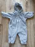 Pajacyk polarowy z kapturem LITTLE BABY rozm 56