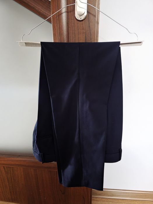 Garnitur granatowy H&M stan jak nowy, rozmiar 54