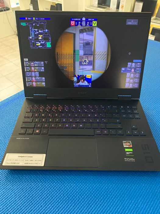 Portátil Gaming HP OMEN 15 | RTX 2060 | 16GB/512GB SSD | Loja Física