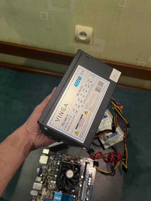 AMD Athlon II X2 270, БП VINGA400, ASUS m5a78l-m le, SamsungDD3 4 1600