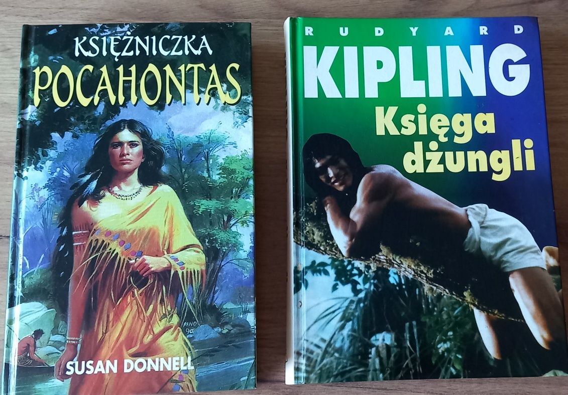 Książki Księga dżungli, Księżniczka Pocahontas