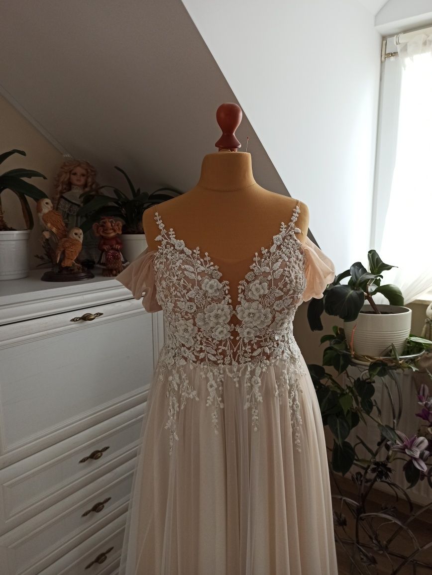 Suknia ślubna NOWE suknie ślubne PLUS SIZE duże rozmiary 48 50 52