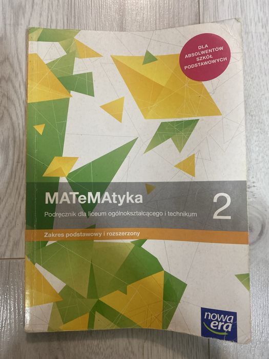 MATeMAtyka podręcznik dla liceum ogólnokształcącego i technikum