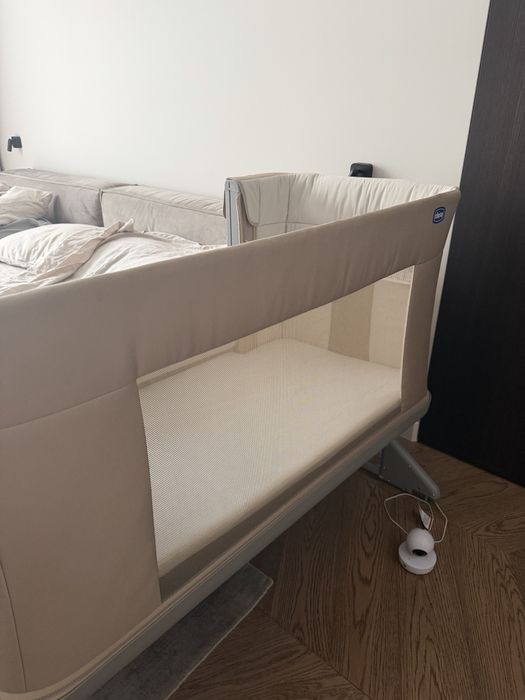 Chicco next2me Forever дитяче ліжко беж