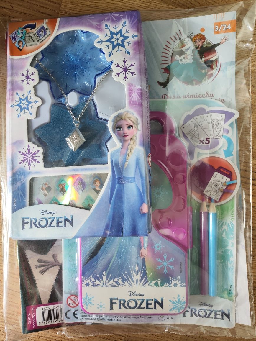 Nowy Magazyn Kraina Lodu Frozen z zabawka