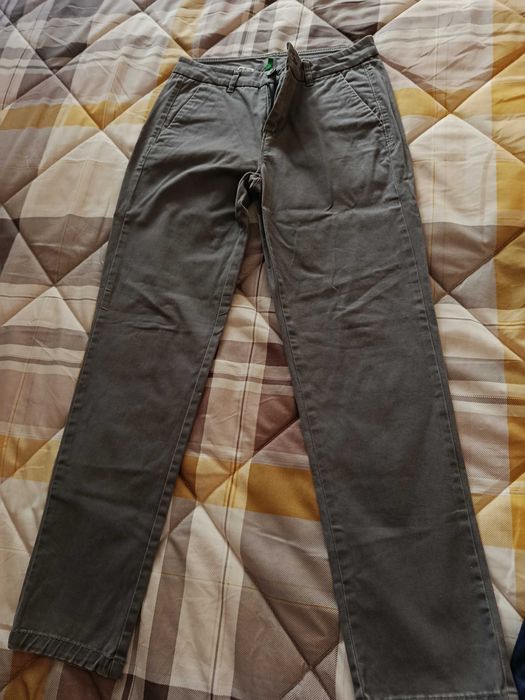 Calças cinza Benetton