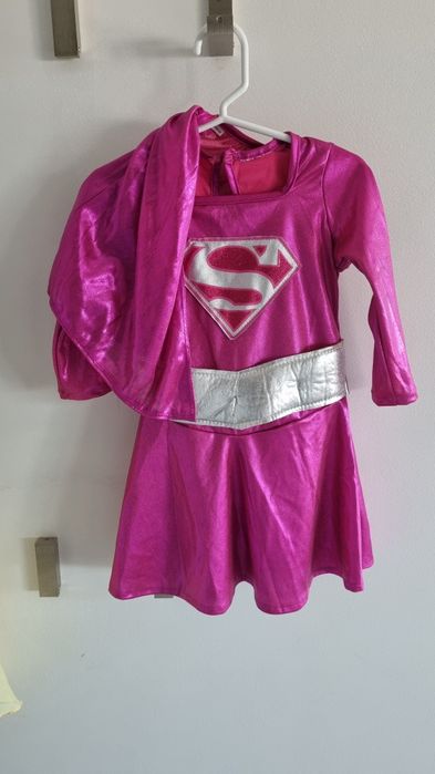 Fato Super menina até 18 meses/24 m