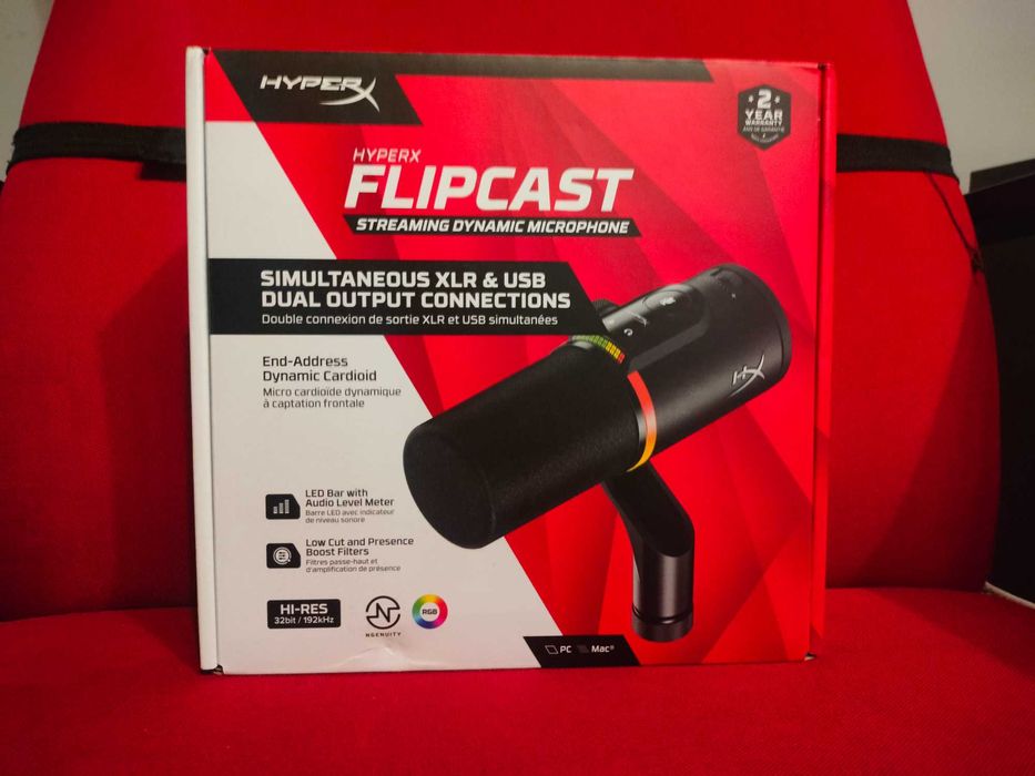HyperX Flipcast - mikrofon dynamiczny do streamingu