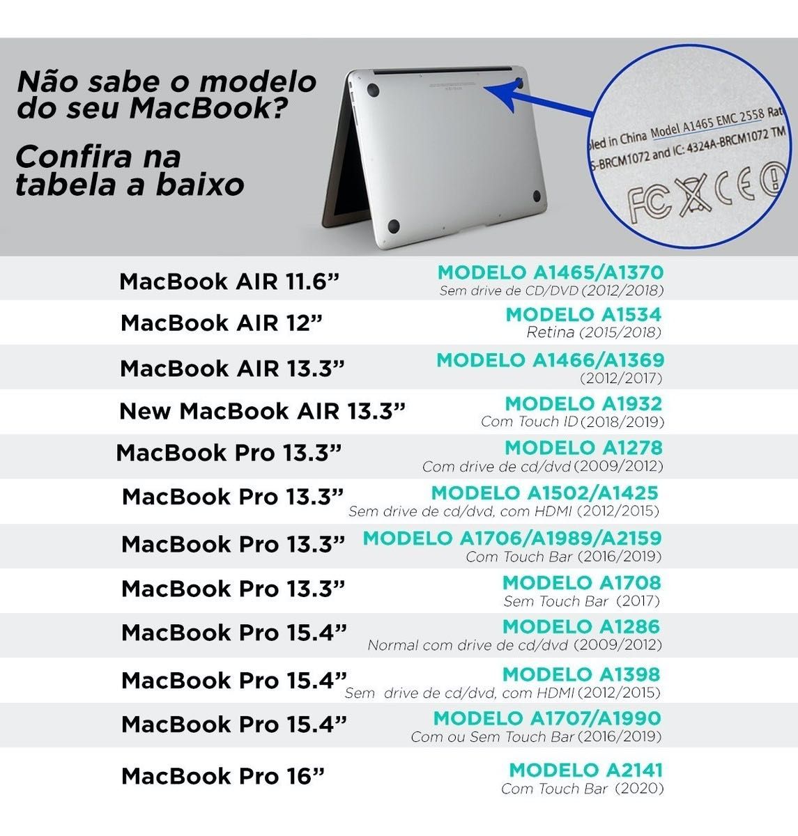 Z768 Hard Crystal Capa para Apple Macbook Air A2337 M1 13″ A1932 A2179