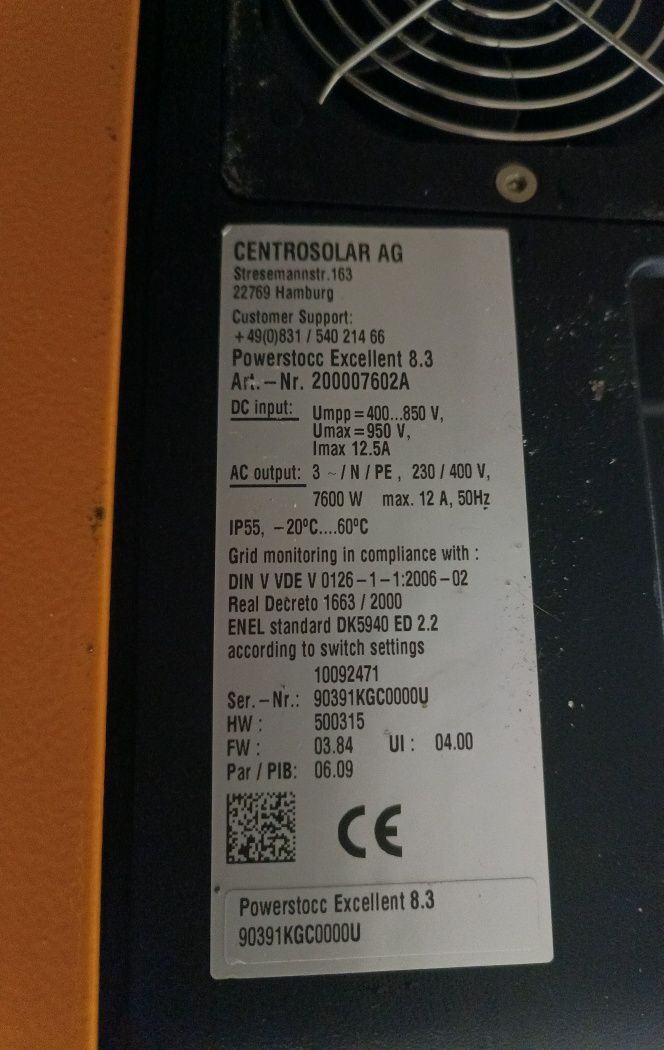 Inwenter solarny 8.3kw