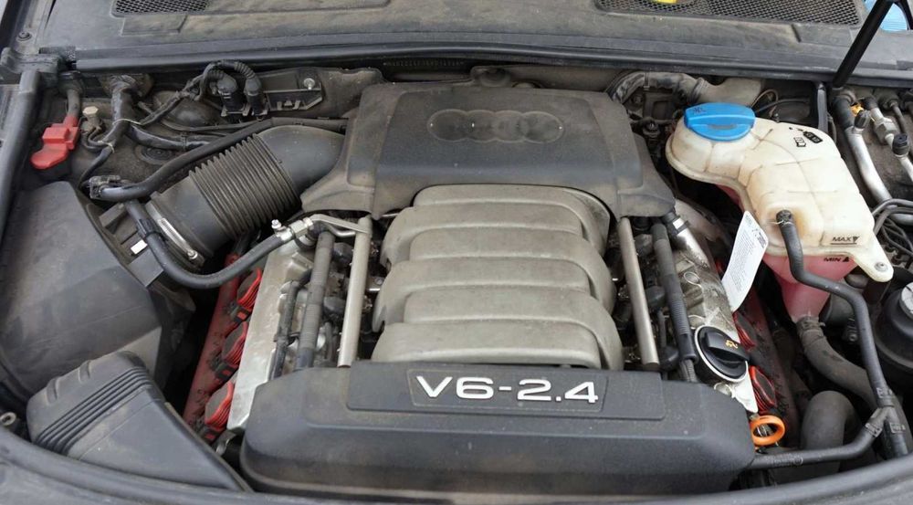 Audi A6 C6 2.4 V6 BDW Goły słupek lub Silnik Kompletny Wiązka Komputer