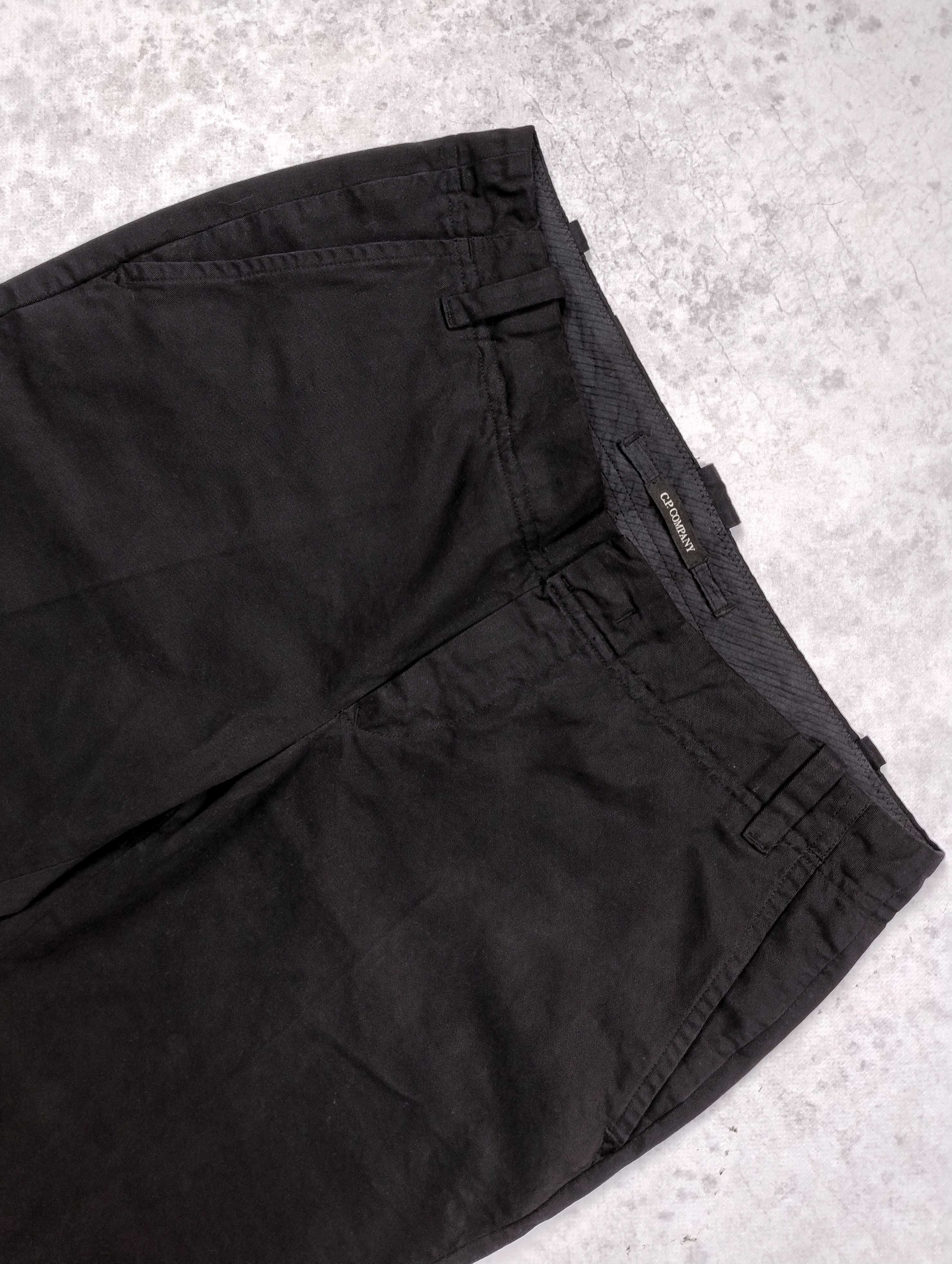 C.P. Company – czarne spodnie chino Made in Italy quiet luxury W28 S