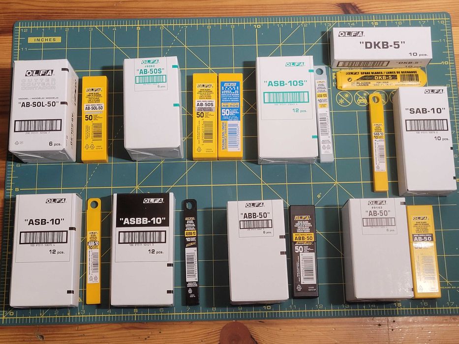 Ножи OLFA Japan под стандартное лезвие 9 мм Snap-Off Blade Cutters