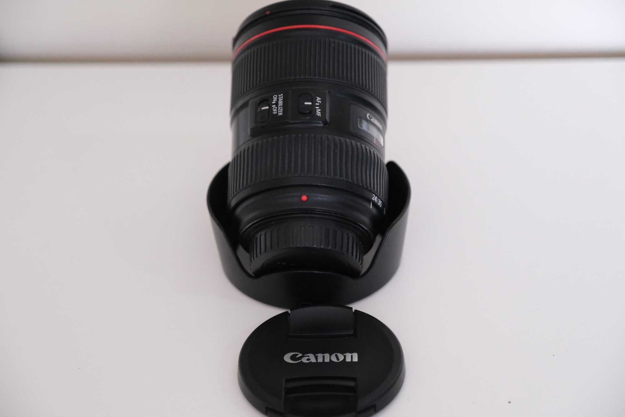 Lentes  canon 24-105,f.4,IS L,serie 1 e Serie 2 Estimadas,Limpas