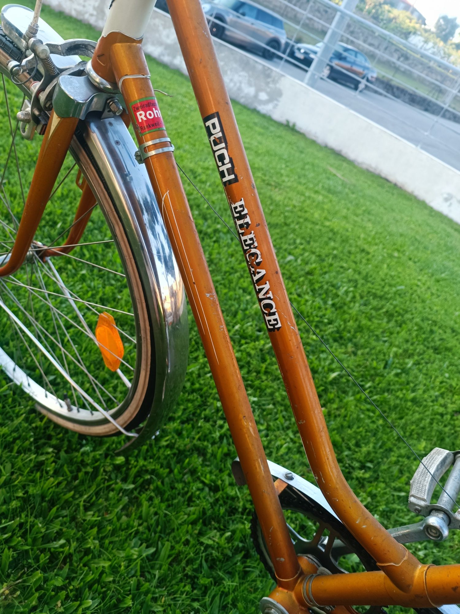 Bicicleta antiga marca puch