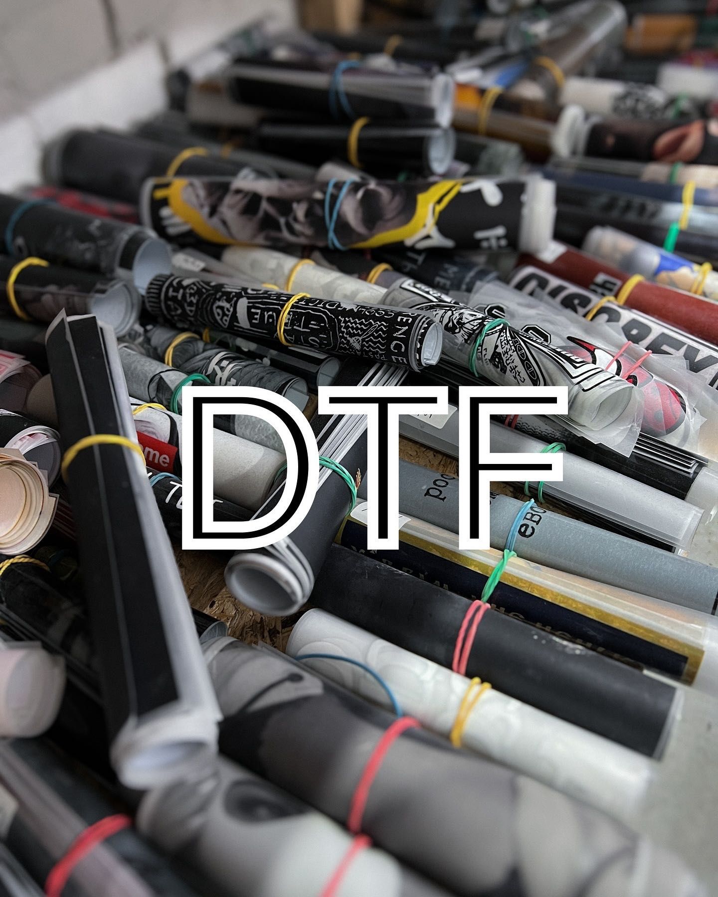 ДТФ друк, DTF друк на плівці, готових виробах, крої. Від 350 грн/м