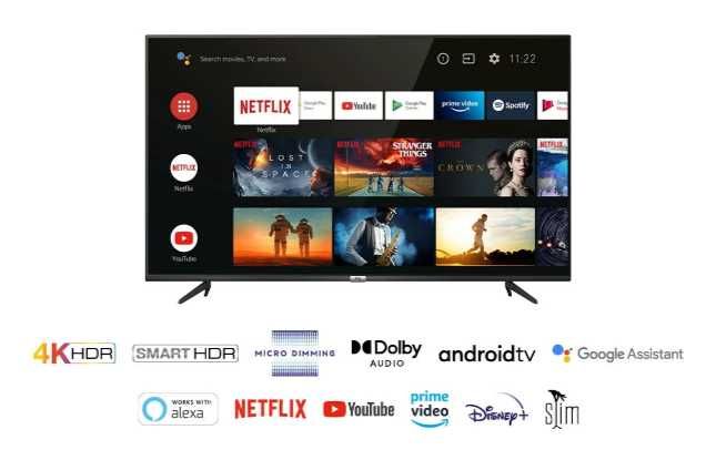 TV TCL Android LED 43'' - 4K Ultra HD - Smart TV