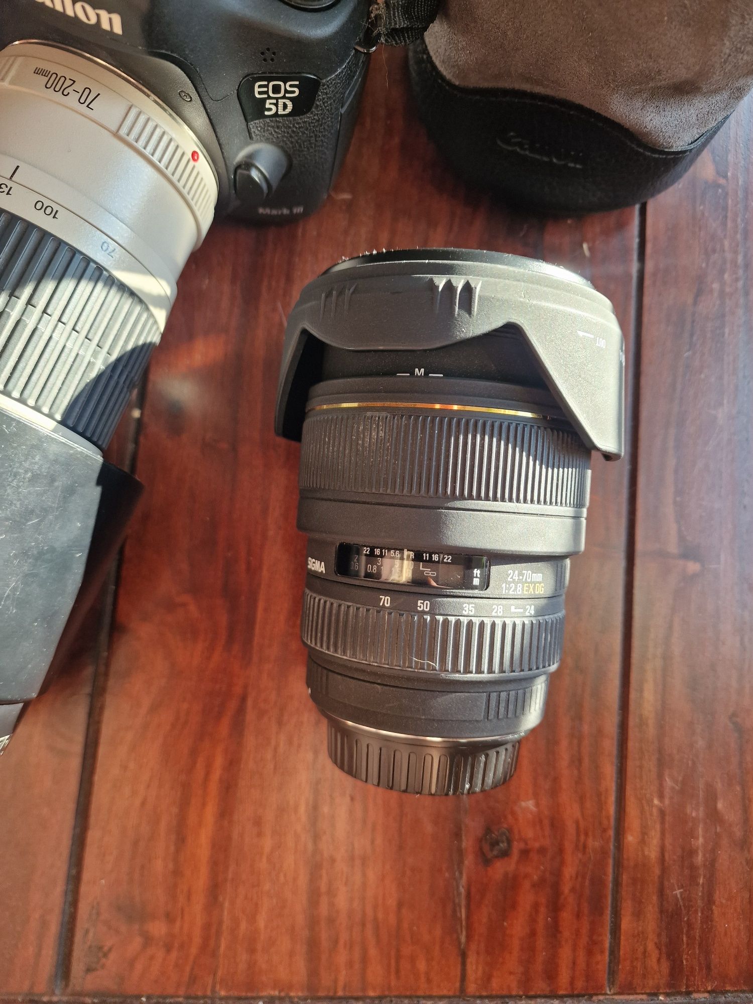 Aparat fotograficzny Canon EOS 5D Mark 3 + obiektyw + etui
