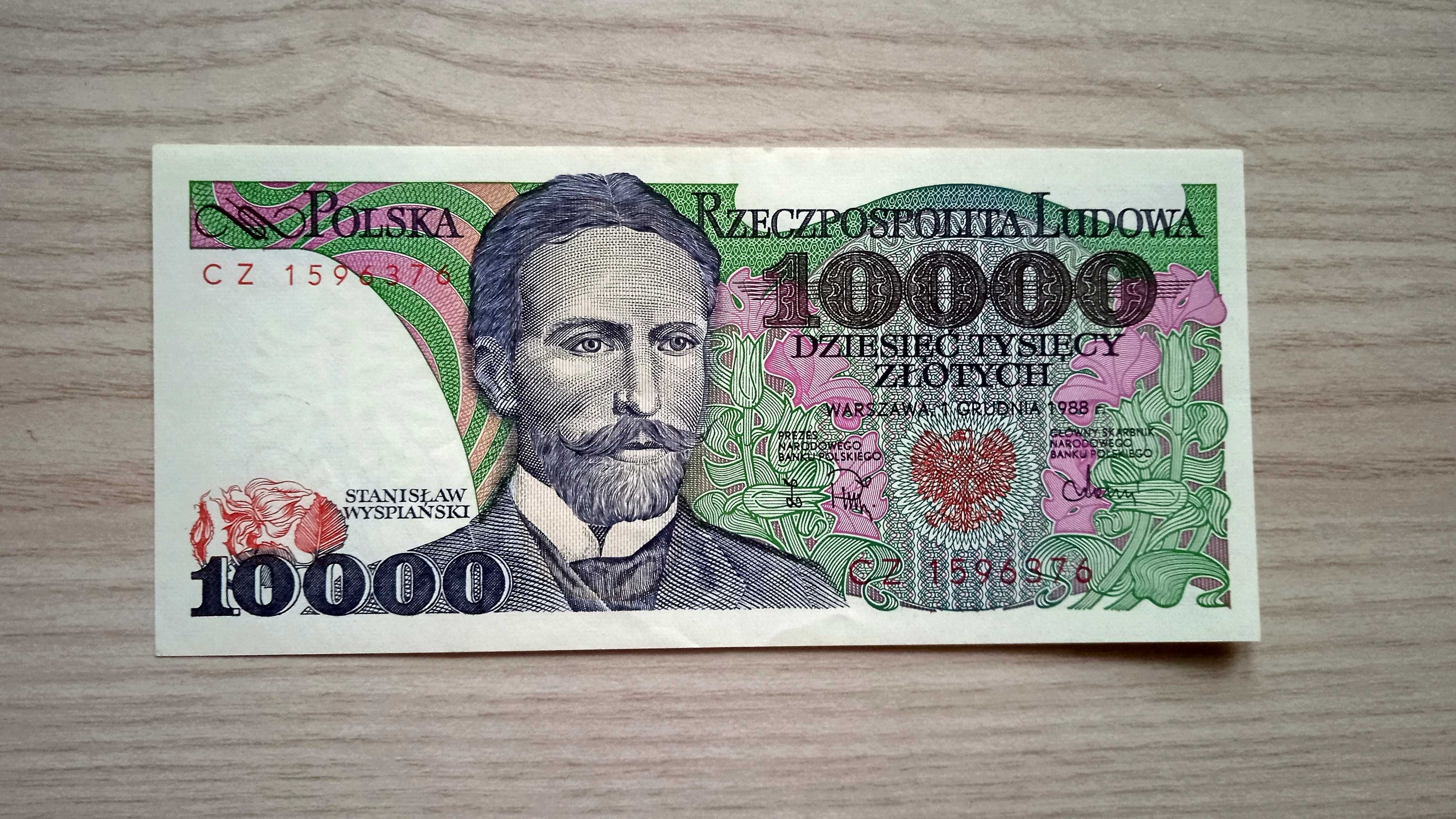 Banknot PRL 10000 zł 1988 CZ