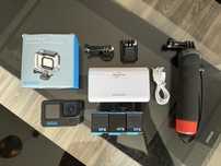Kamera sportowa GoPro Hero 10 + 3 baterie + handler + akcesoria