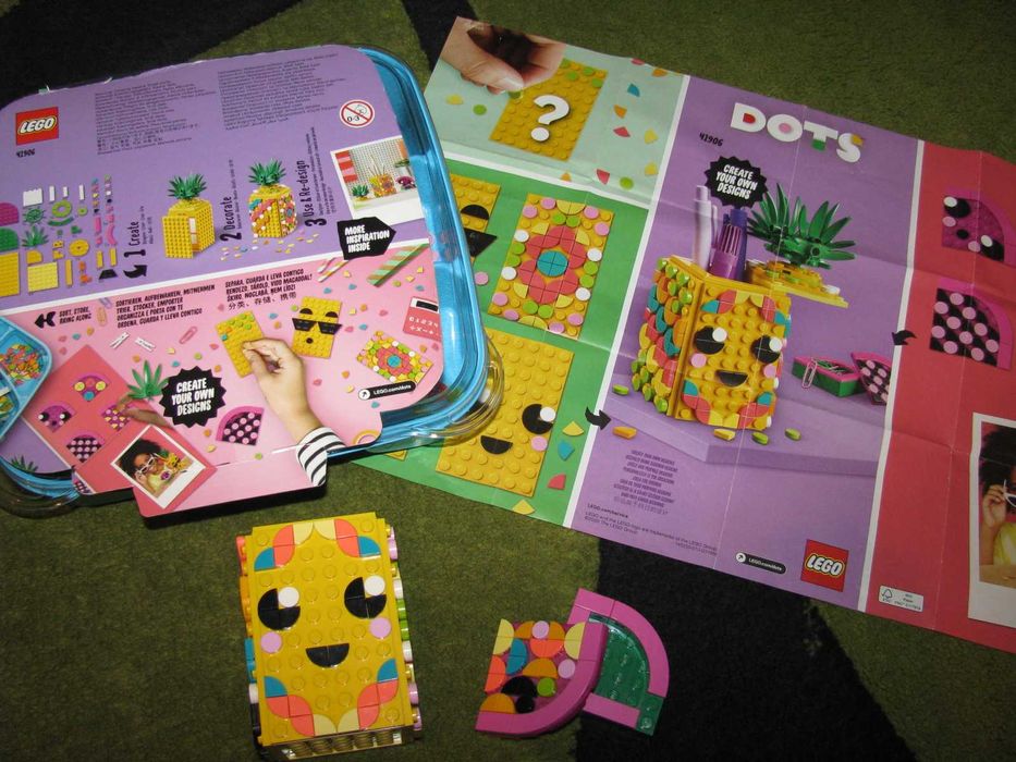 LEGO 41906 Pojemnik na długopisy w kształcie ananasa