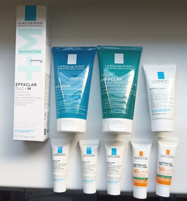 Подарунковий набір La Roche Posay Effaclar Duo M крем гель мікропілінг