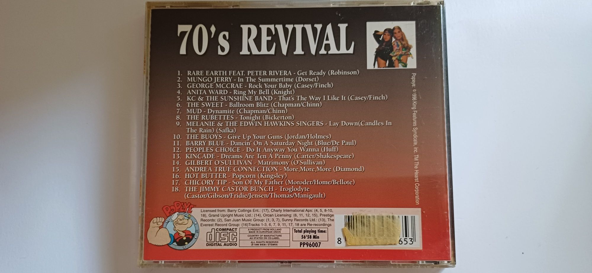 70's Revival POPEYE RECORDS * CD