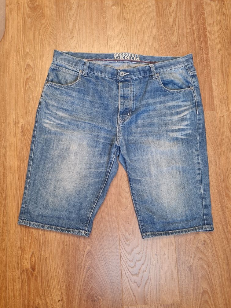 Good Souls  джинсовые шорты размер 40 ( 2XL)
Mens Blue Denim Cargo Sho