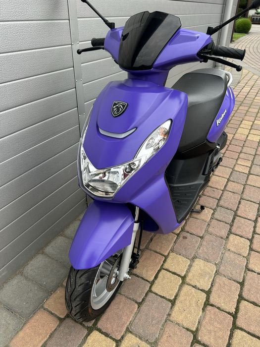Peugeot Kisbee 50 4T 2024r Jak nowy! Fioletowy streetzone kisbee 50