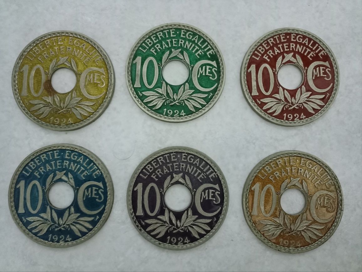 Bases copos vintage réplica moedas de 1924 Lindauer