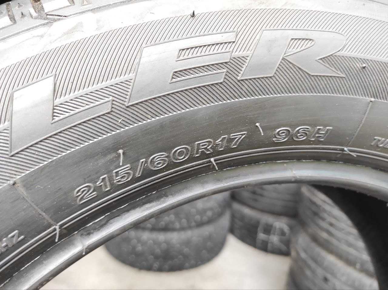 Bridgestone Dueler H/P Sport 215/60r17 4шт, 6,5-7мм, ЛЕТО из Германии