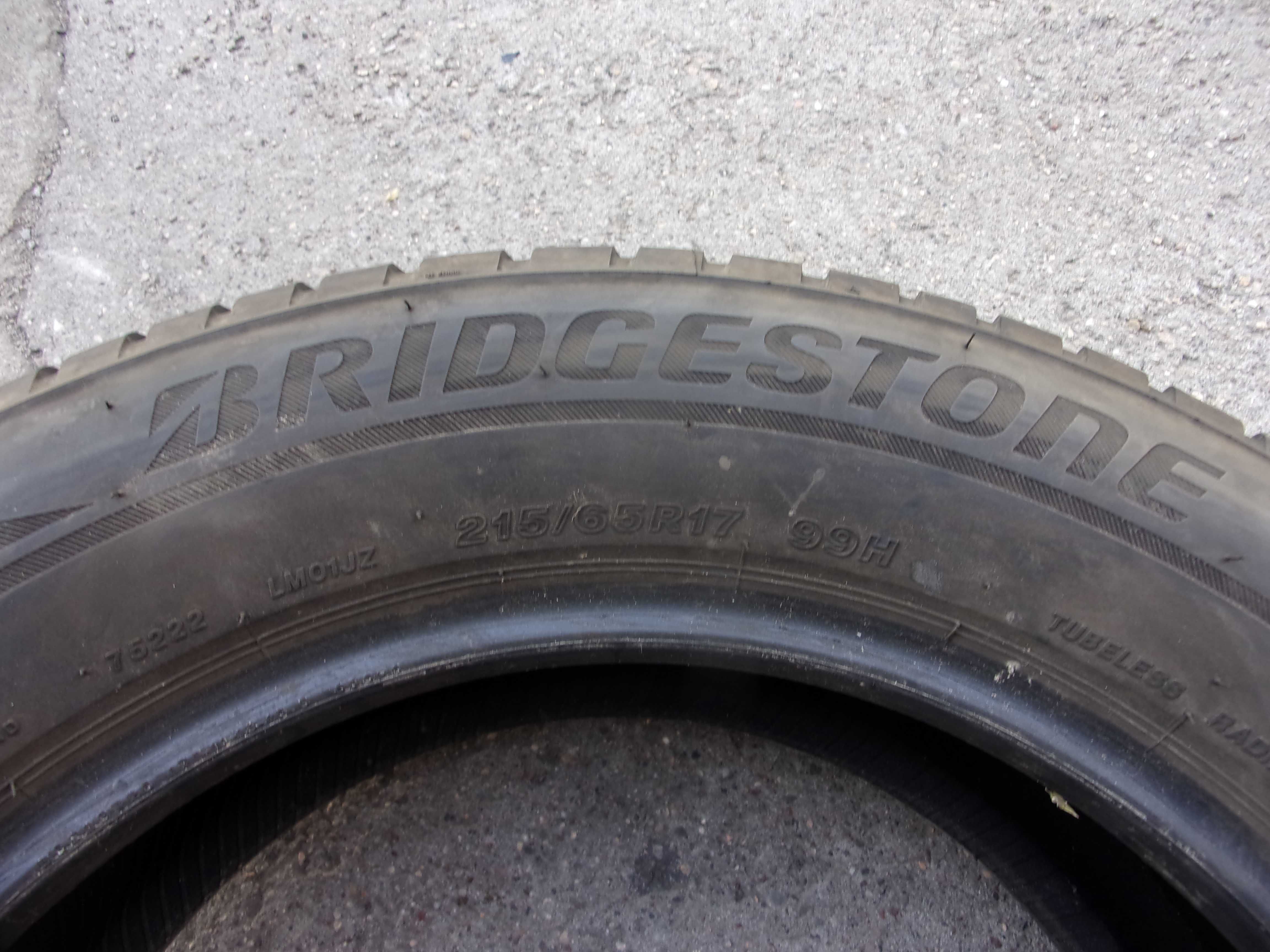 Bridgestone Blizzak LM001   215/65/17 99H z 2019r ładne!