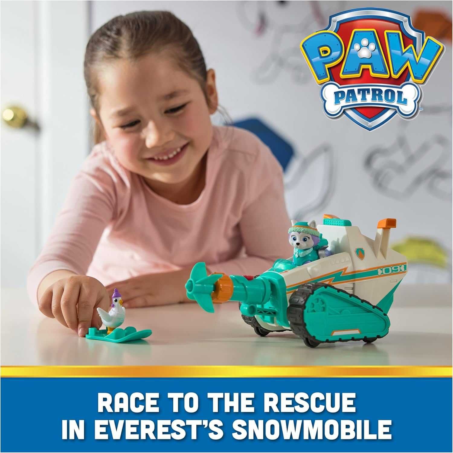Щенячий патруль Снегоход Эвереста машинка Paw Patrol Everest Snowmobil