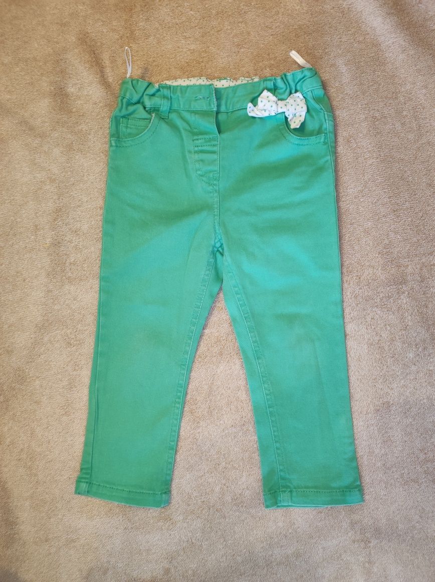 Spodnie zielone rozm.86 C&A dz