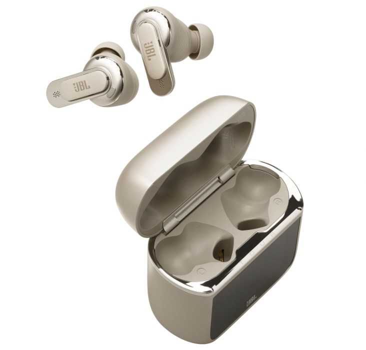 Бездротові навушники JBL TWS Tour Pro 3 Latte (JBLTOURPRO3LTT)
