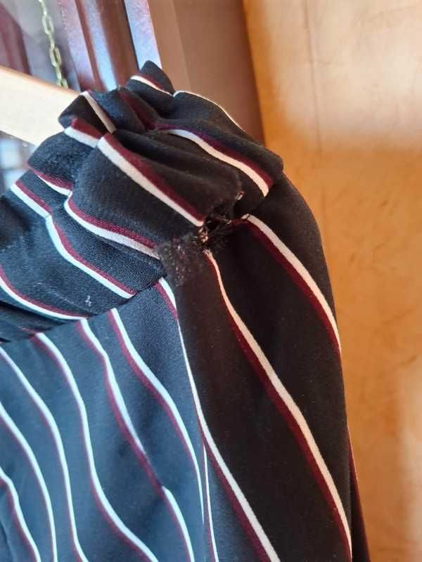 Lekkie zwiewne spodnie na gumkę H&M 42 3 kolory w paski