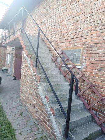 Balustrada metalowa ocynkowana czarna