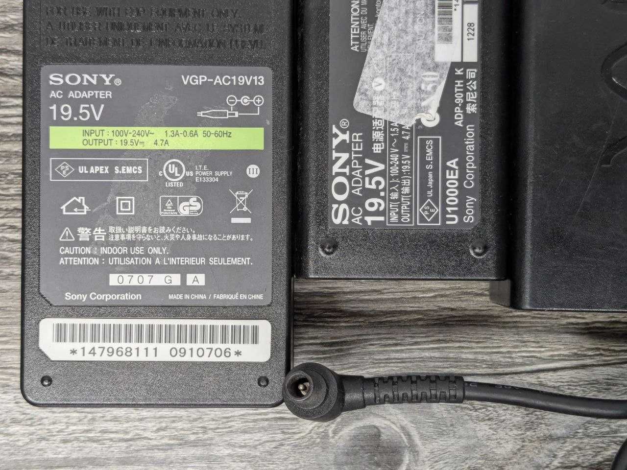 Блок живлення SONY 19,5V 102W 92W 76W 6,5x4,4мм зарядка