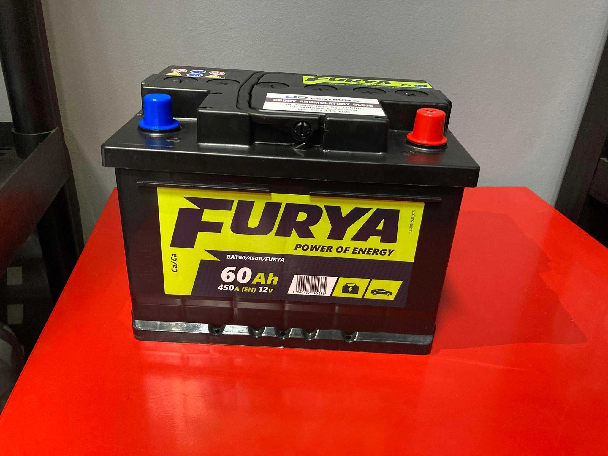 Lublin - Nowy akumulator FURYA 60Ah 450A 12V