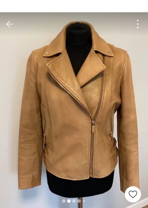 Kurtka skórzana Massimo Dutti