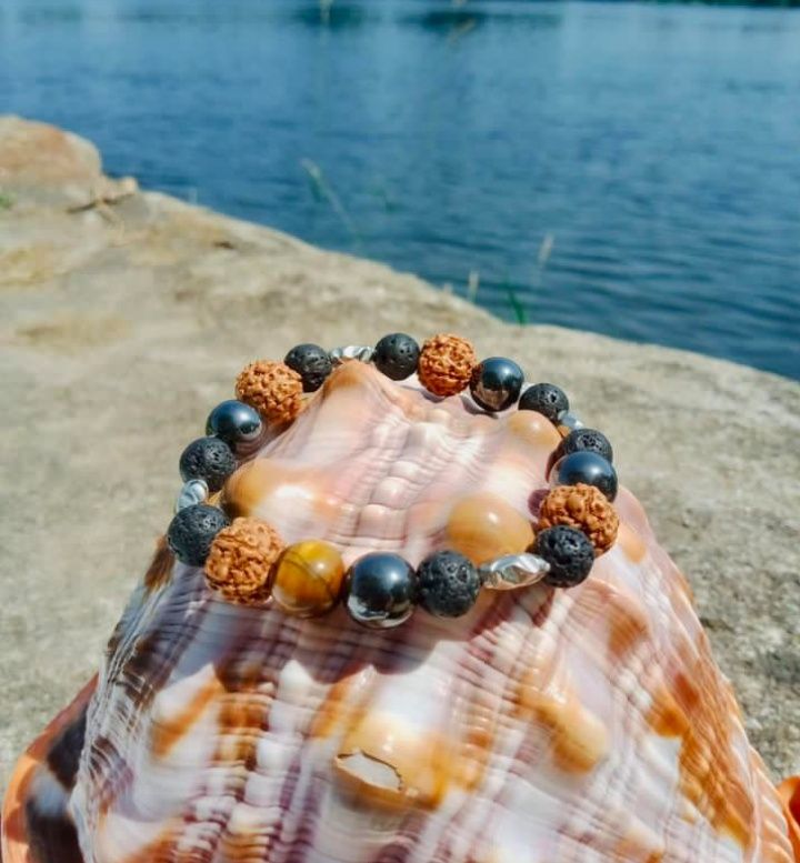 Pulseiras Rudraksha