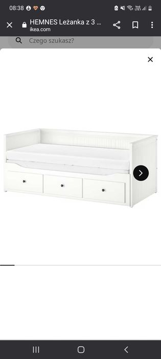 Łóżko ikea hemnes