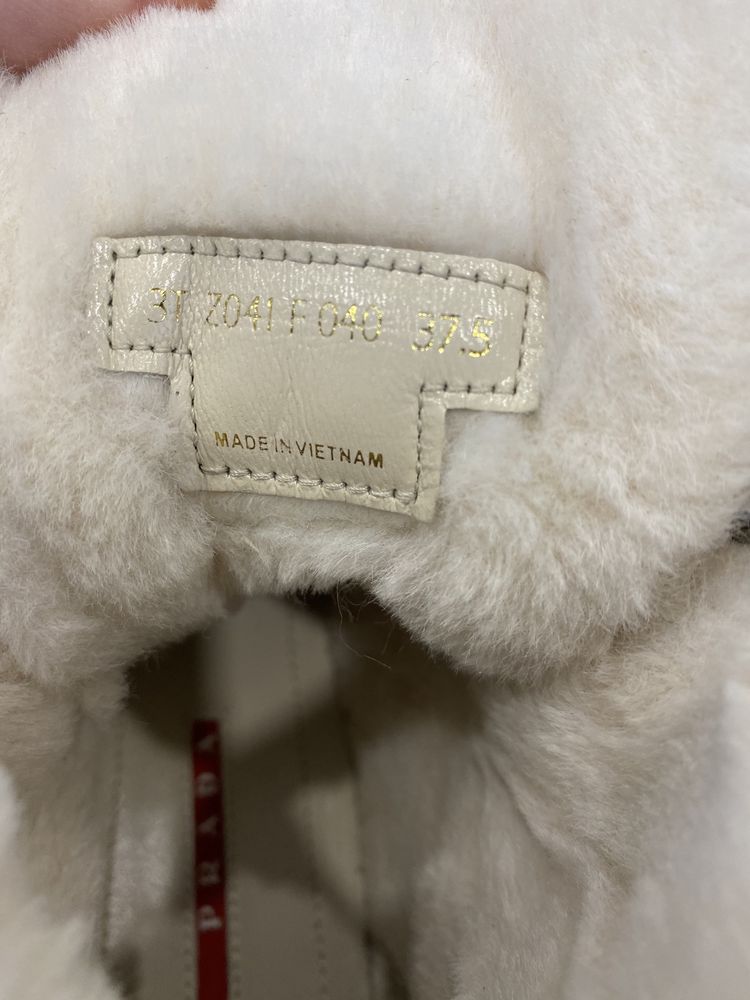 Сапоги ботинки сникерсы prada